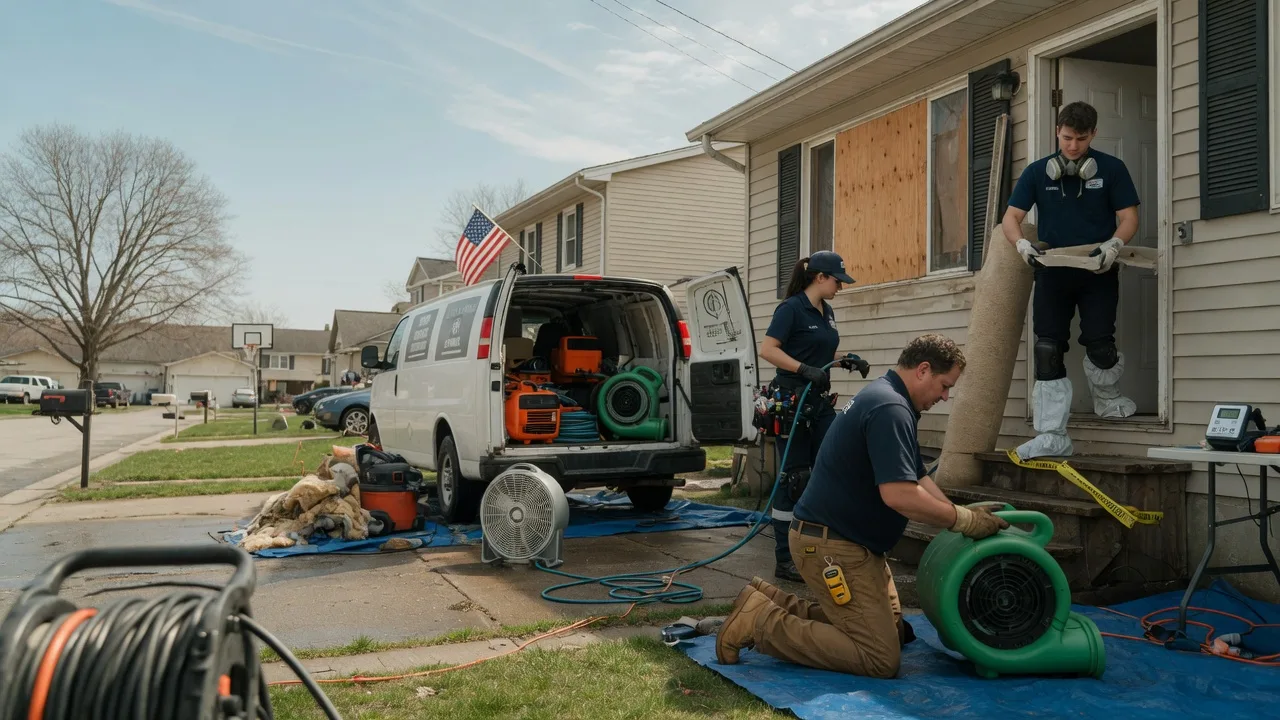 Water Damage Restoration in New Hampshire, OH near me